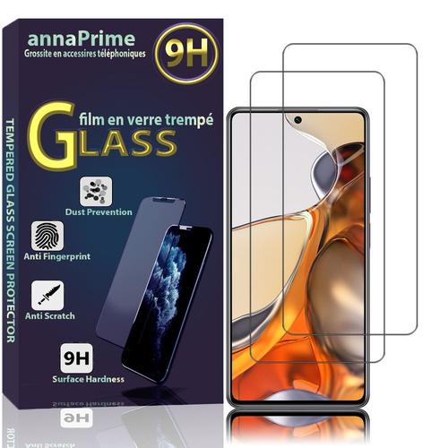 Lot / Pack De 2 Films Verre Trempé Pour Xiaomi 11t/ 11t Pro 6.67" Protection D'écran