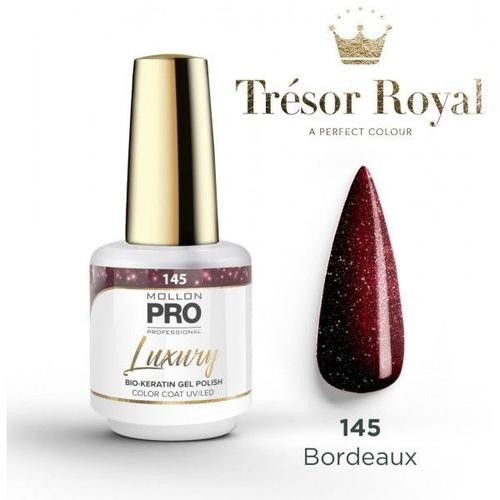 Vernis Semi-Permanent Luxury N°145 Bordeaux Mollon Pro 8ml 