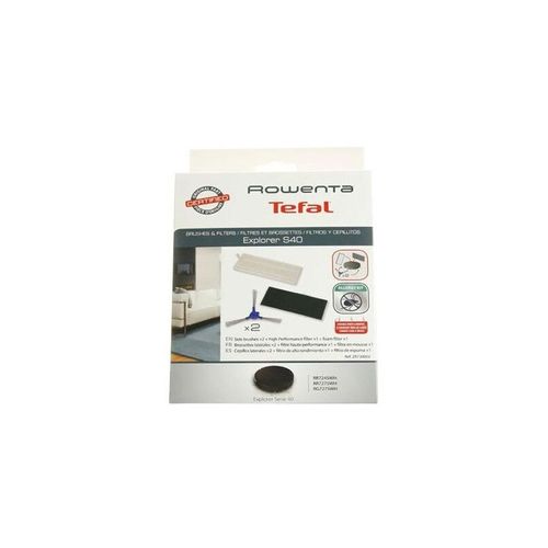 Kit brosses et filtres par 2 ZR720002 pour Aspirateur robot ROWENTA SMART FORCE ESSENTIAL, X PLORER SERIE 20, X PLORER SERIE 40, X PLORER SERIE 45, X PLORER SERIE 50, XPLORER SERIE 50