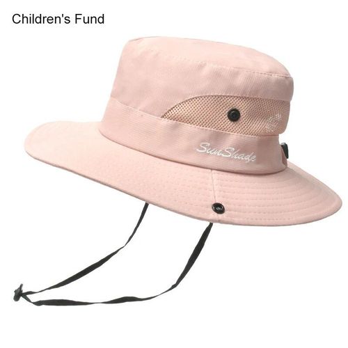 Chapeaux De Soleil D'été Pour Femmes,Queue De Cheval,Protection Uv,Safari,Randonnée,Bord Large,Plage,Casquette De Pêche En Maille Pliable,Grand Bord Large,E27 - Type Kid #K