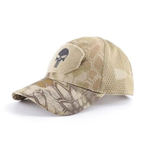 Dulcap-Chapeau De Camionneur Réglable En Maille Pour Homme Et Femme,Chapeaux De Baseball Respirants,Pare-Soleil Militaire Airsoft,Chasse Et Randonnée - Type E