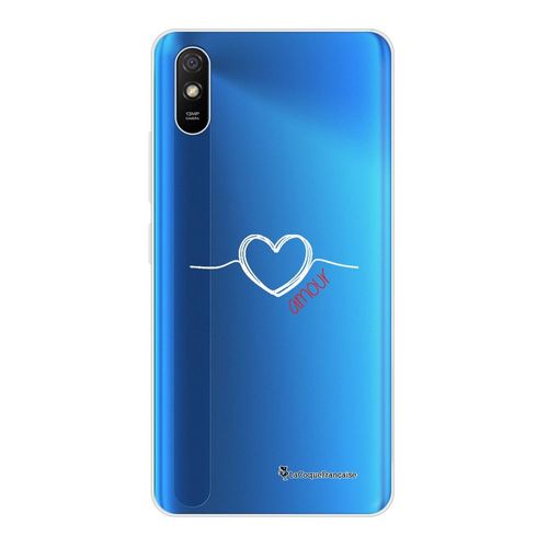 Coque Xiaomi Redmi 9a 360 Intégrale Transparente Coeur Blanc Amour Tendance La Coque Francaise.