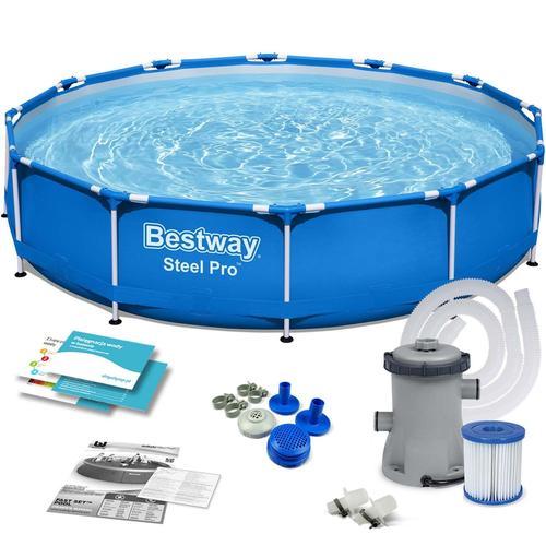 Piscine Tubulaire Ronde Bestway Steel Pro 3.66 X 0.76m