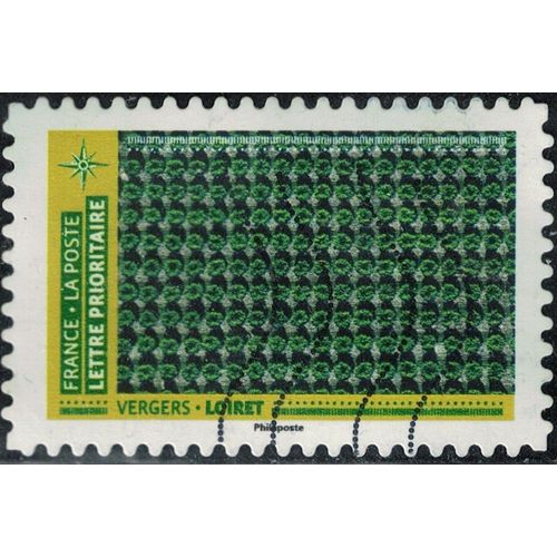 France 2021 Oblitéré Daté Used Mosaïque De Paysages Vergers Loiret Y&t Fr 1943