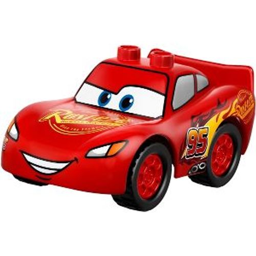 Lego Duplo Cars Lightning Mcqueen - Rust-Eze Hood, Treaded Tires Crs021 Du Set 10857