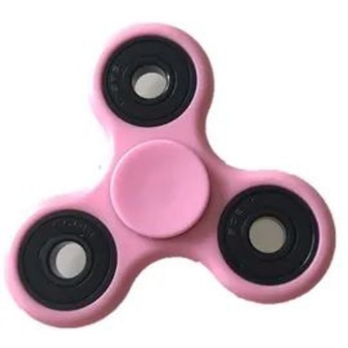 Fidget Spinner Toy / Hand Spinner/ Tri-Spinner Plastique en Acier Inoxydable / Jouet Anti stress et Anxiété. Rose