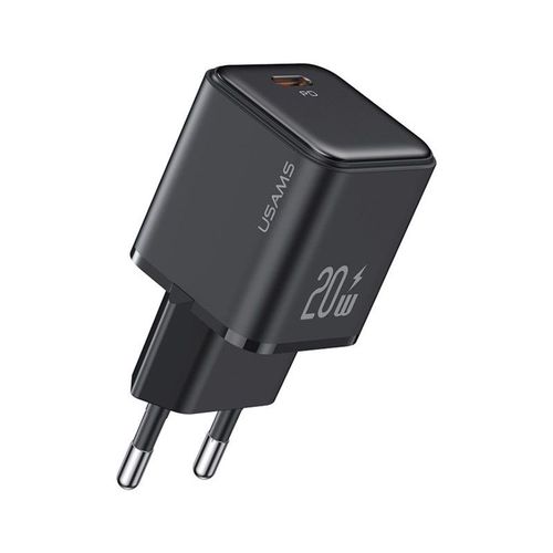 Chargeur Secteur Rapide USB-C Power Delivery et PPS 20W Compact UsamsNoir