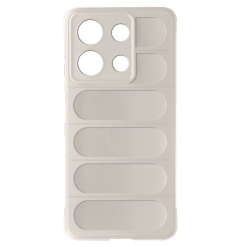 Coque Pour Xiaomi Redmi Note 13 4g Antichoc Silicone Motif Texturé 3d Blanc
