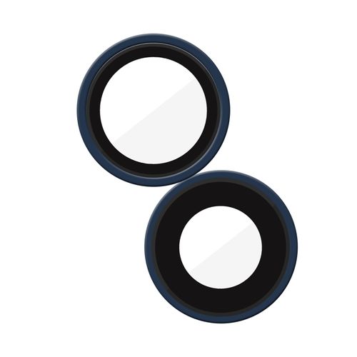 Lentille Caméra Arrière pour iPhone 12 et 12 Mini, 100% Compatible Bleu Nuit