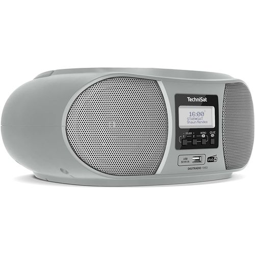 TechniSat DIGITRADIO 1990 Radio-lecteur CD DAB+, FM AUX, Bluetooth, CD, DAB+, FM Gris