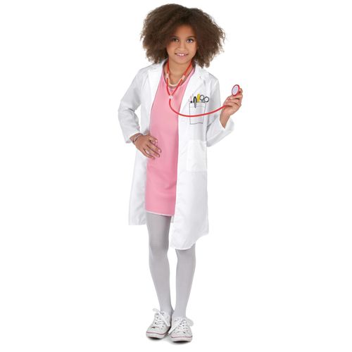 Déguisement Docteur Fille - Taille: S 4-6 Ans (110-120 Cm)