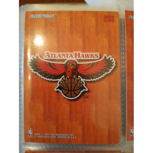 Carte Nba Fleer 1995-1996 #238 Atlanta Hawks