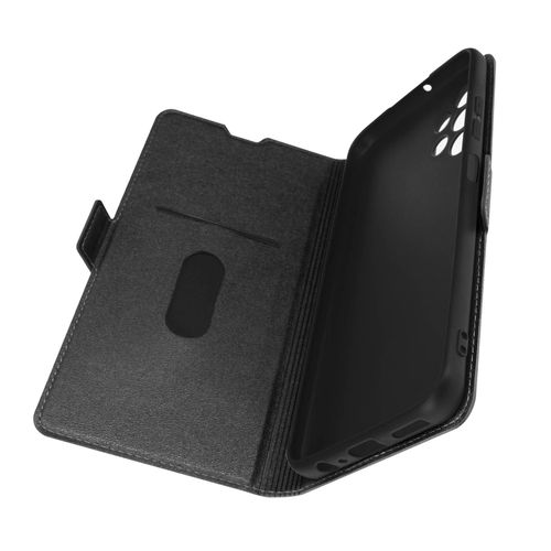 Étui Samsung Galaxy A32 5g Porte-Cartes Support Vidéo Double Languette Noir