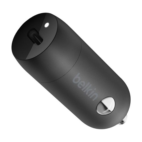 Chargeur Allume-Cigare Usb C Power Delivery 30w Certifié Usb-If Belkinnoir