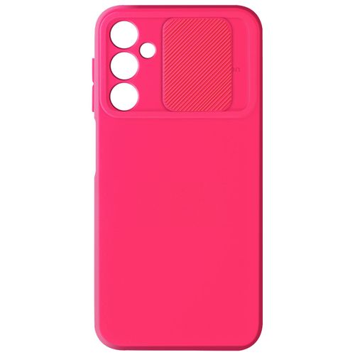 Coque Pour Samsung Galaxy A25 5g Silicone Cache Caméra Coulissant Fuchsia