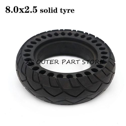 Pneus 8.0x2.5 200x60 Pour Scooter Électrique Xiaomi Mijia M365, Pneus Pleins En Nid D'abeille De 8.5 Pouces Non Pneumatiques