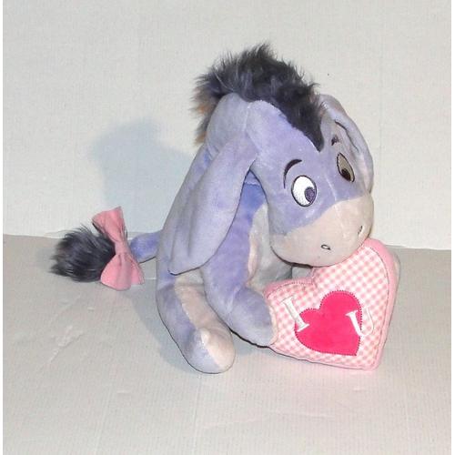 Peluche Bourriquet Coeur I Love U L'ane Disney