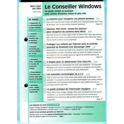 Le Conseiller Windows - Mise À Jour - Mai 2009