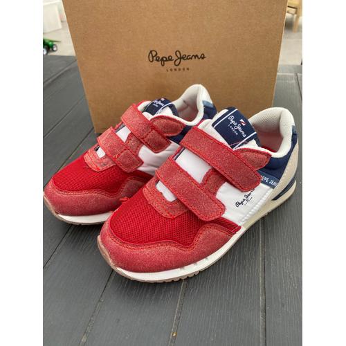 Baskets Pepe Jeans Rouge Pbs30523 Coloris 255 Taille 29