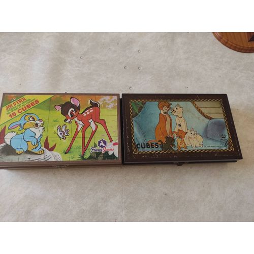 Lot Puzzle Cubes Walt Disney