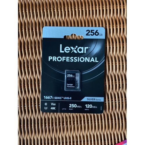 Cartes memoire LEXAR LSD 256 CB 1667 RCP