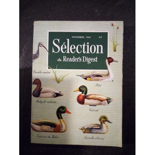 Selection Du Reader S Digest Novembre 1963