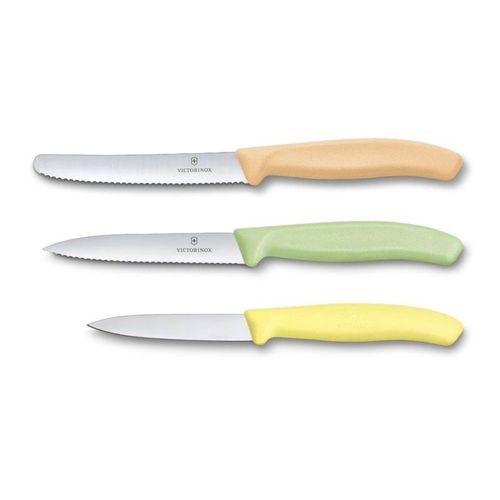 Victorinox Set N°2 Couteaux Office Couleurs Acidulées - 3 Pieces