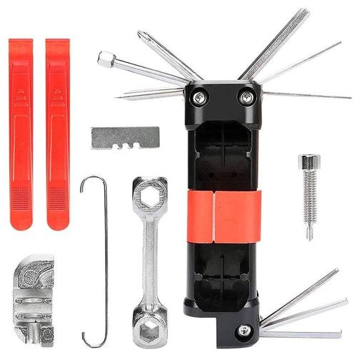 Kit D'outils De Vélo 15 En 1, Outils De Vélo De Montagne, Accessoires Pour La Réparation De Vélos