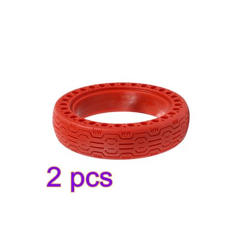 Pneus Pleins À Trous Pour Scooter, Trottinette Électrique Xiaomi M365 Pro, Skateboard, Amortisseur, Amortit Les Chocs, Non Pneumatique