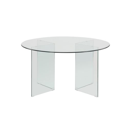 Table À Manger Adamo - 6 Couverts - Verre Trempé