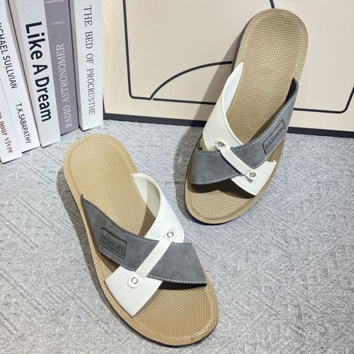 Pantoufles De Plage En Tissu Pour Hommes,Sandales Plates En Caoutchouc,Diapositives Décontractées,Maison,Sol,Extérieur,Maison,Mode,Été