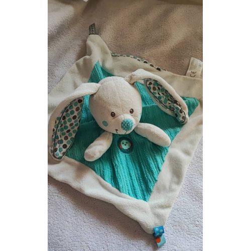 Doudou Lapin Bleu A Pois Simba Toy