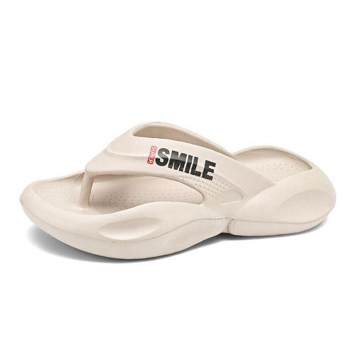 Pantoufles D'été À Semelle Épaisse Pour Hommes,Chaussures De Plage Légères Et Souples,Grande Taille 39-46 -