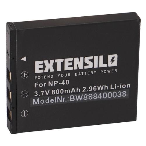 EXTENSILO 1x Batterie compatible avec Samsung Digimax L73, L80, NV3, NV7 OPS appareil photo, reflex numérique (800mAh, 3,7V, Li-ion)