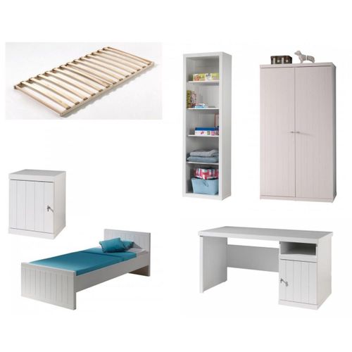 Ensemble Robin Armoire 2 Portes Et Bibliotheque