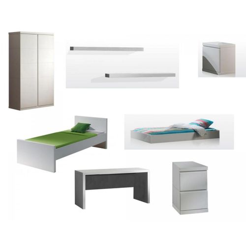 Chambre Complete Lara Avec Etageres