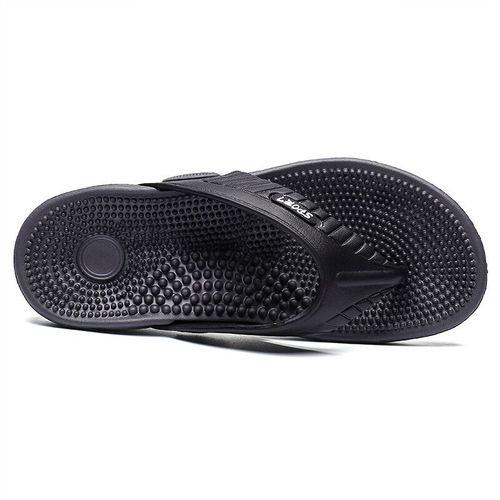Pantoufles D'été Pour Hommes,Tongs De Plage,Sandales Non Aldes,Chaussures Plates Décontractées 2023,Chaussures De Maison De Massage D'intérieur Pour Hommes,Diapositives D'extérieur 46