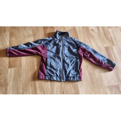 Veste Jogging Garçon Gris Et Bordeaux In Extenso Taille 5 Ans