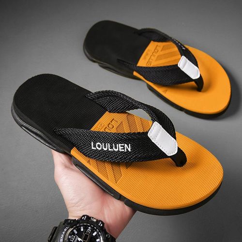 Tongs De Plage Souples Pour Hommes,Chaussures De Maison Décontractées,Pantoufles À Capuche Imperméables Pour Hommes,Chaussures De Maison Confortables,Mode Chaude,Taille 45