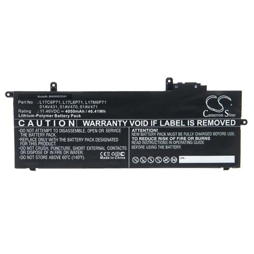 vhbw Batterie compatible avec Lenovo ThinkPad X280 (20KFA00BCD), X280 (20KFA00CCD) ordinateur portable Notebook (4050mAh, 11.46V, Li-polymère)