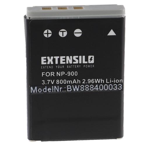 EXTENSILO 1x Batterie compatible avec Rollei RCP-8325XS, X-8 compact appareil photo, reflex numérique (800mAh, 3,7V, Li-ion)