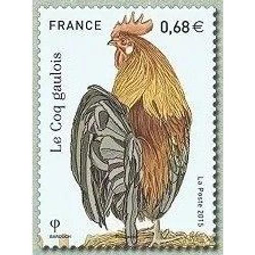 France 2015, Très Beau Timbre Neuf** Luxe Yvert 5007, Le Coq Gaulois.