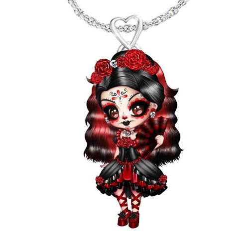Ensemble De Bijoux De Luxe Pour Femmes, Boucles D&#39oreilles, Collier, Rose, Cadeau