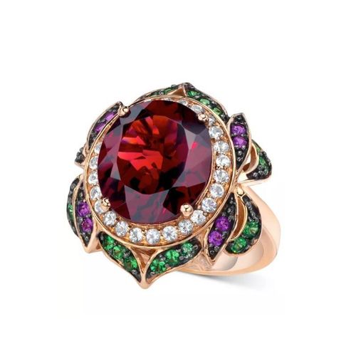Bagues En Cristal Rose Pour Femmes, Bijoux Tendance, Accessoires De Bijouterie, Vente En Gros
