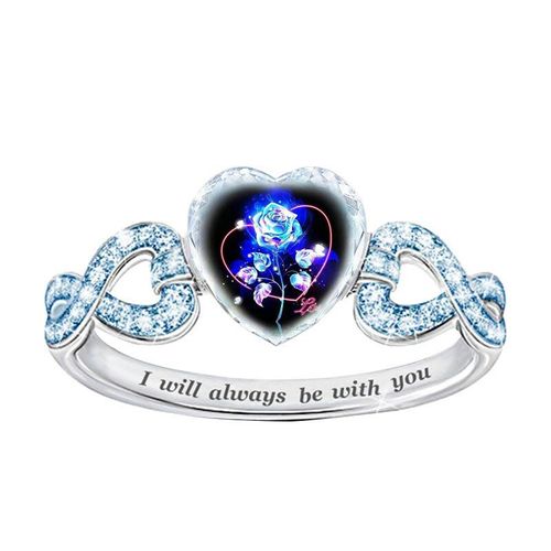 Bague Lumineuse En Cristal Rose, Bijoux Vintage, Bon Marché, Vente En Gros, Mode, Accessoires Esthétiques