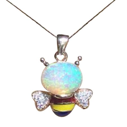 Pendentif En Pierre De Lune Pour Femme, Mignon, Abeille, Bijoux, Accessoires, Bon Marché, Pour Halloween, Vente En Gros