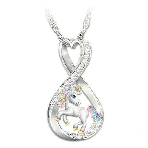 Collier En Forme De Licorne Pour Femmes, Bijoux Personnalisés, Prix De Gros