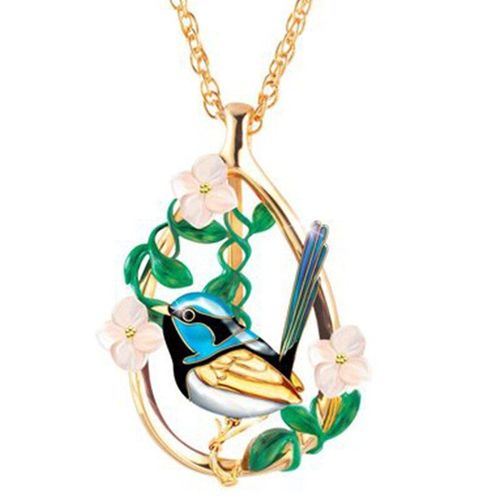 Collier Personnalisé En Métal Pour Femmes, Bijoux À La Mode, Pendentif En Forme De Colibri, Esthétique, Bon Marché, Vente En Gros