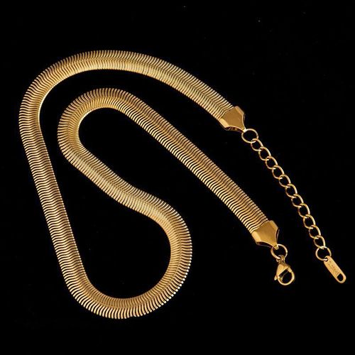 Collier Os De Serpent Épais En Acier Inoxydable 316l, Pour Femmes, Punk Hip Hop, Tendance, Cadeau De Fête, Bijoux À La Mode, 2021