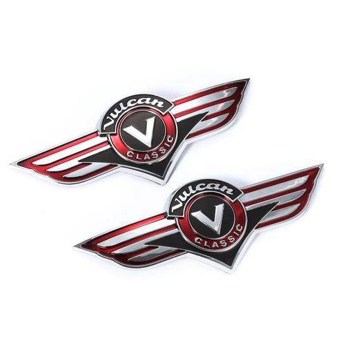 1 Paire D'autocollants De Moto, Badge Emblème De Réservoir D'essence Pour Kawasaki Vulcan Vn Classic Vn400/500/800/800/1500